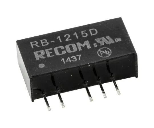 63-4807-12　回收RB1W隔离DC-DC转换器通过孔，电压在10.8→13.2 V直流，电压输出±15 V直流　RB-1215D