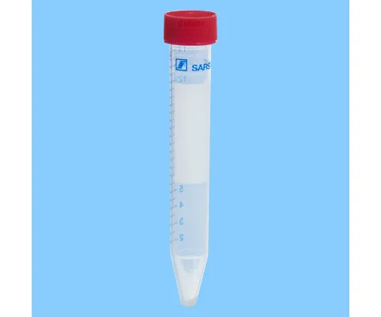 63-2978-29　灭菌V-Base离心管红帽 (带架) 15 ml　62.554.002