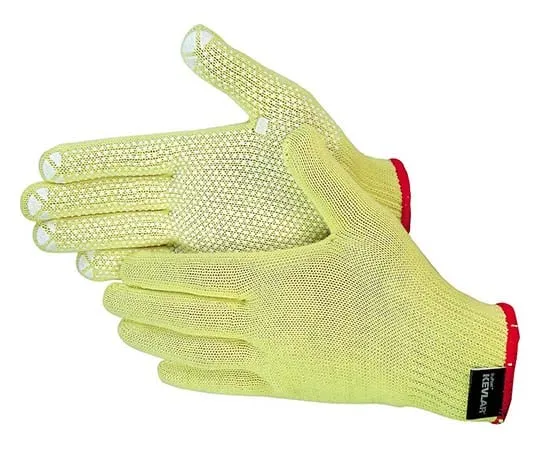 62-1361-10 10GKevlar (R) 手套 (防滑PVC) 245公厘L HG-21-L