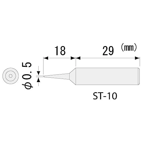 61-0413-36　焊接铁头 (用于焊接铁SK-30系列)　ST-10