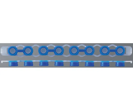 65-6911-19　8-Strip ergonomics Caps for PCR x 60 x 2 Bags　PCR-8SCP-RT-B