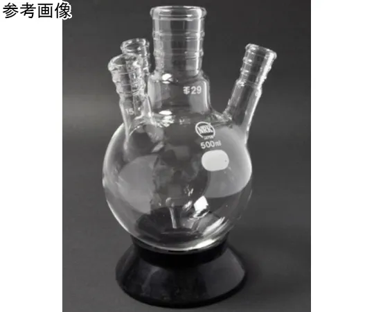 65-8669-76　Four-head Flask Side Tube Angle 15° White 100 mL Medium Tube/Side Tube 29/42/15/25 x 3　042-29100