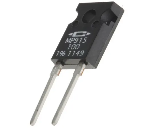 63-4762-35　Caddock 100Ω15W固定电阻±1% -20→+80 ppm/°C　MP915-100-1%
