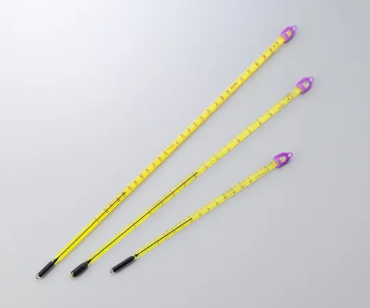 1-1909-01-20　［已停用］棒式温度计 (易读型) -10 -110°C带校准证书　30591