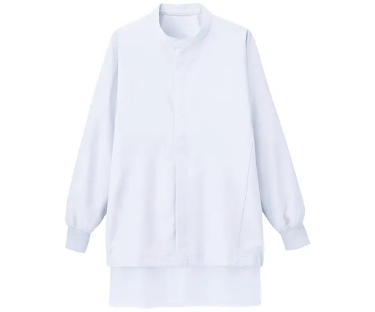 65-1243-40　工作服，男女通用长袖夹克，白色SS食品工业VEH329W-UE-SS　VEH329W-UE-SS