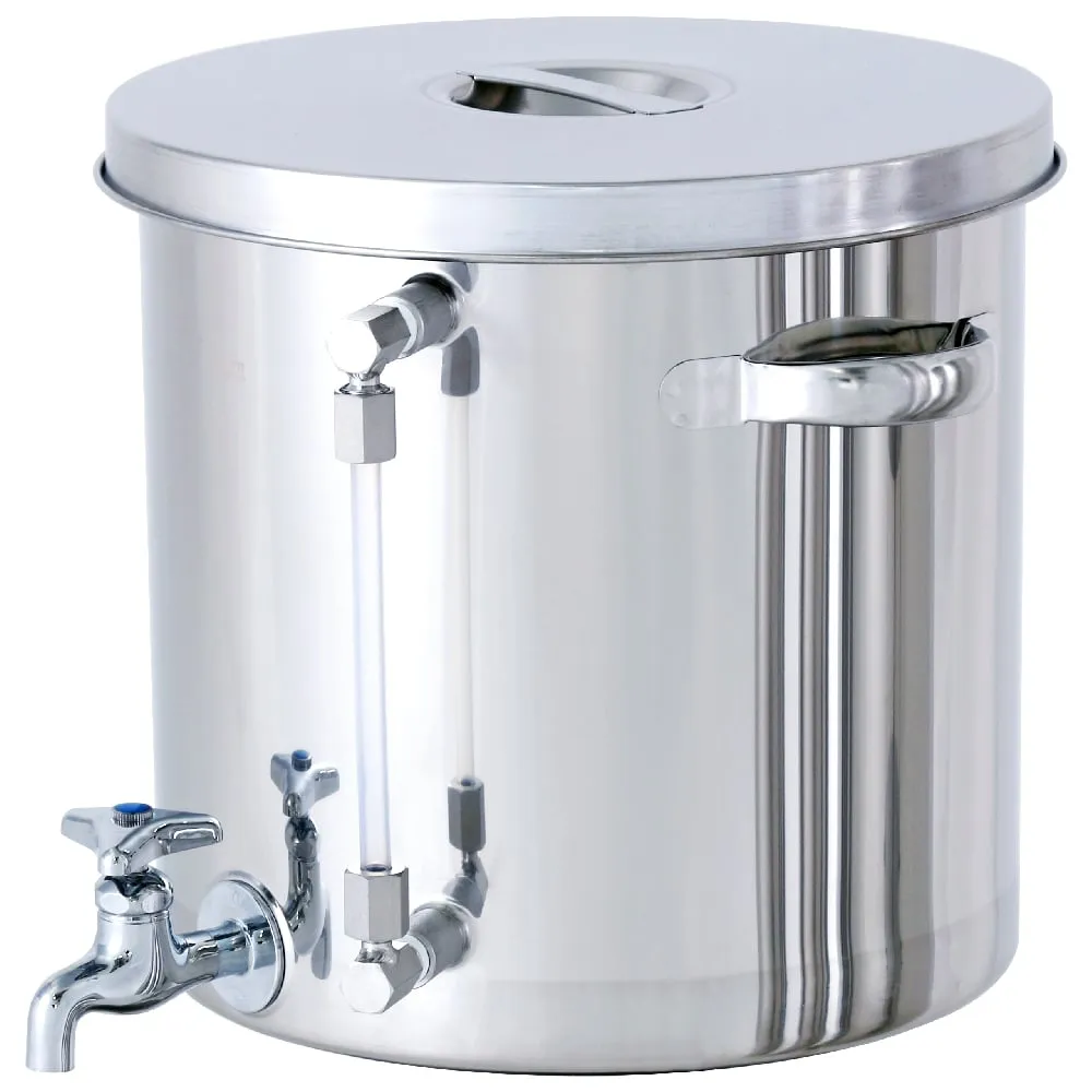 63-1207-21　General Purpose Container with Level Gauge and Faucet  20L　ST-W-LV-30