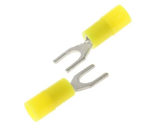 63-4742-02　RS PRO绝缘压痕铁锹连接器，0.2mm2至0.5mm2,26AWG至22AWG,M3柱尺寸尼龙，黄色　239-4177