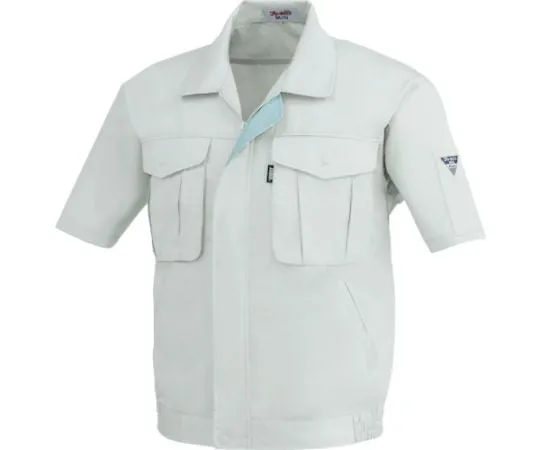 65-8328-40 Short Sleeve Blouson Gray 3L 1291-20-3L