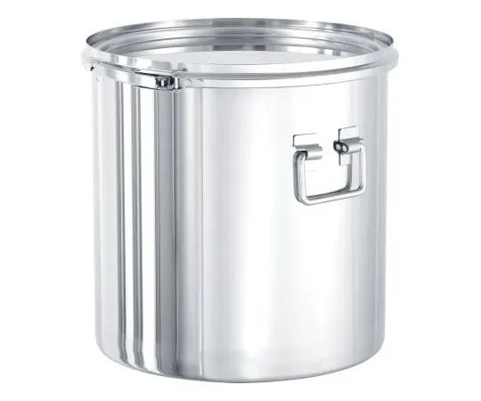 62-8611-55　Sealed Container with Stainless Folding Handle (Band Type) 10L　CTLF-24