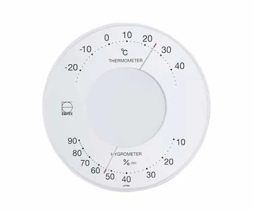 61-6864-66　SerenaThermo-Hygrometer106 x 23 mm80G (透明框) White　LV-4303