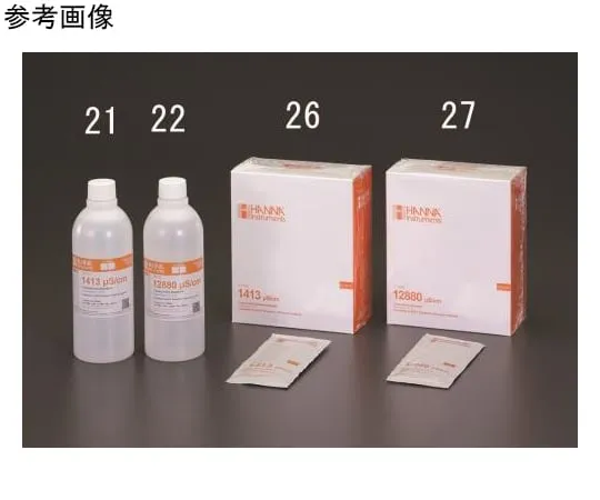 64-7922-26　标准电导率溶液 (25袋) 20 mL [1413μs/cm]　EA776AZ-26