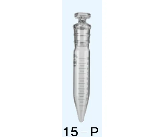 65-8671-34　Centrifuge Tube White Minimum Scale 0.2 mL 10 mL TS15, Diameter 18 x Total Height 118 mm　15-P