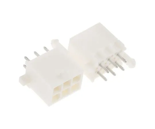 63-4686-76　TE ConnectivityMini-UniversalMATE-N-LOK,6路，直线式PCB头　1-770178-0