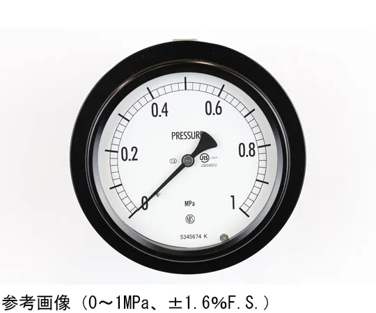 65-4304-91　Sealed Pressure Gauge (100Φ) Recessed D Frame (Mounting Bracket) 1.6 MPa　BE15-131