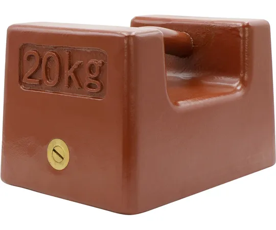65-6908-86　Cast Iron Pillow Type Calibration Weight M2 Class 20 kg　AD1606-20KM2
