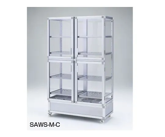64-3682-55　［已停用］大型干燥器 (滑轨架式) SAWS型SAWS-M-C　19604