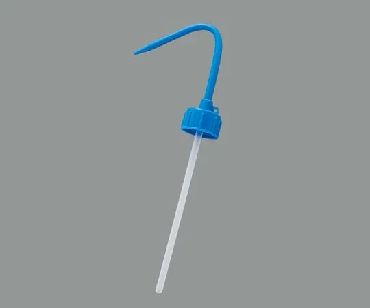 63-1280-09　Polyethylene Wash Bottle Nozzle Set for 100 mL Blue　0174BL