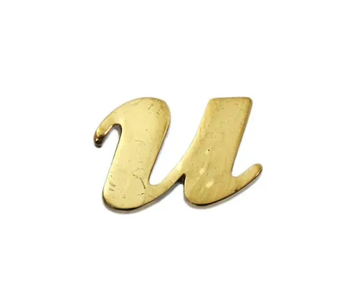 61-7430-97 黄铜金字小字U QS20-U