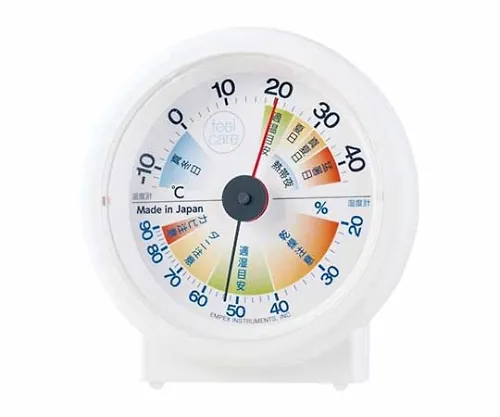 61-6865-56　温度湿度计 (含生活管理表) 93 x 89 x 35 mm80G (Blister Pack)　TM-2411