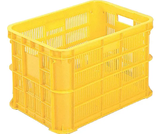 67-6655-26　Container B50-2 (2 Hand) PP Yellow　10485700YE304
