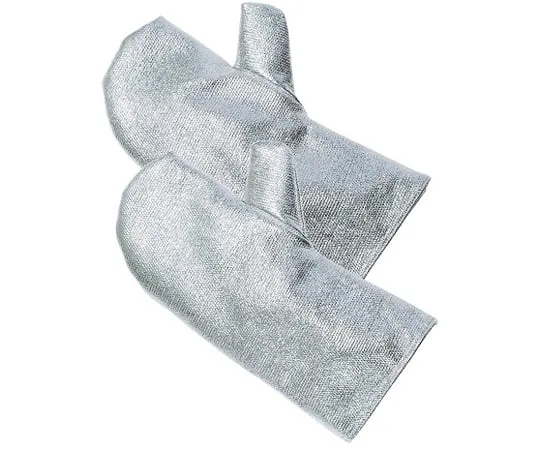 64-9331-81 Carmaron ® Aluminum Deposition Heat Resistant Gloves (2 Finger Mittens) 35 cm RGM47