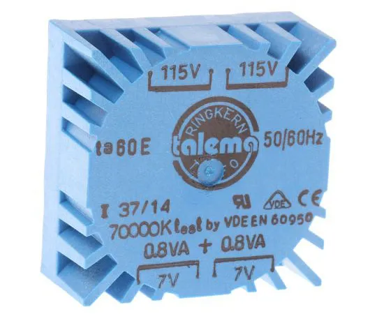 63-4735-61　2输出环形变压器，1.6VA,2×7V交流变压器　70000K