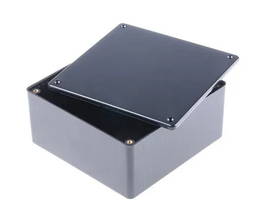 63-4831-47　Hammond 1591, ABS外壳，IP54, 120 x 120 x 59 mm　1591UBK