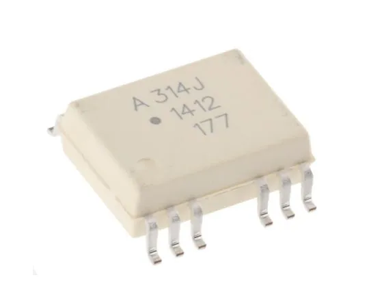 63-4832-99　Broadcom,HCPL-314J-000E直流输入晶体管输出双光耦合器，表面贴装，16针SOIC　HCPL-314J-000E