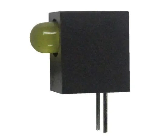 63-4804-17　KingbrightL-93A8CB/1YD,黄色直角PCB LED指示灯，通孔2.5 V　L-93A8CB/1YD