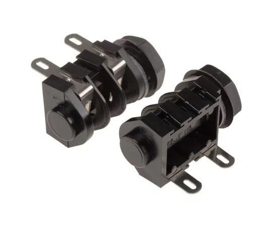 63-4660-16　RS PRO 6.35 mm面板安装单孔插座，2极　110-4563