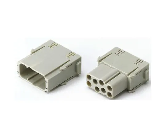 63-4784-22　汉模系列公头模块，额定16A, 400 V,用于重型电源连接器，汉EE　9140083001