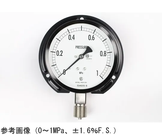 65-4288-75　Normal Pressure Gauge (Φ100) Vertical B Frame 0.16 MPa　AE20-243