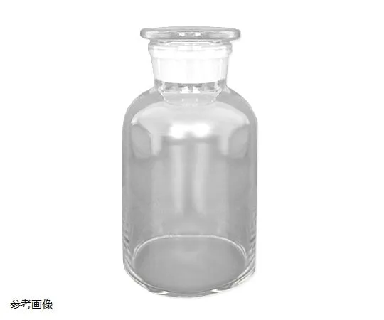 63-1392-61　Stoppered Wide Mouth Reagent Bottle White 30 mL　CL3120-01-10