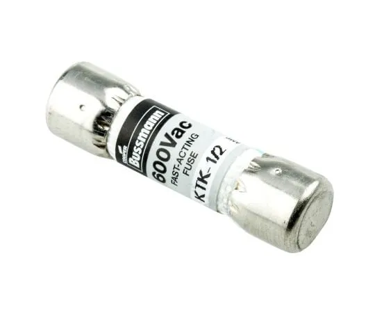 63-4799-89　Cooper Bussmann,500毫安三聚氰胺墨盒保险丝，10 x 38毫米，速度F　KTK-1/2