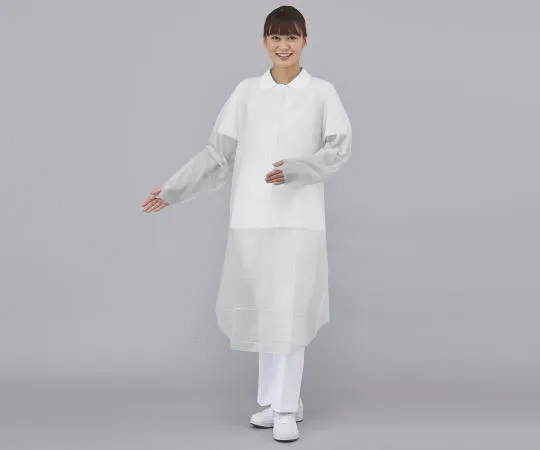 8-9674-01　［Discontinued］PROSHARE Apron (Thumb Hook w/Sleeve) White　501K23