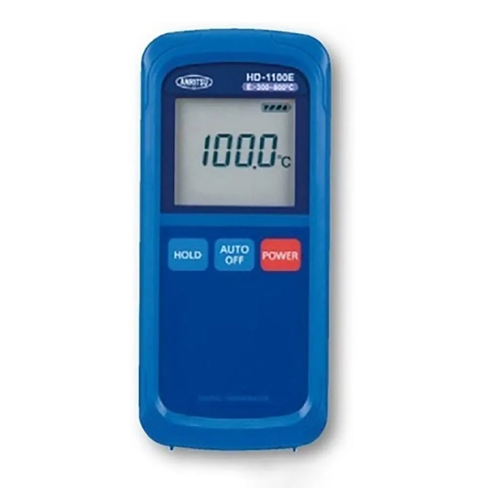 2-1082-01　［已停用］便携式温度计，基本E型 (-200至800°C)　HD-1100E