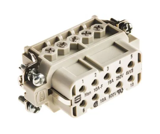 63-4717-14　韩A系列尺寸10 A面板安装连接器插入件，女，10路，16A, 600 V　9200102812
