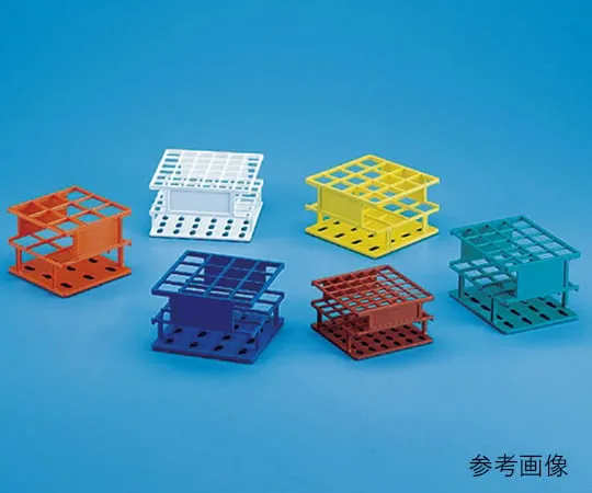 62-2940-06　试管机架半25公厘16个插槽蓝色201018-B　201018-B
