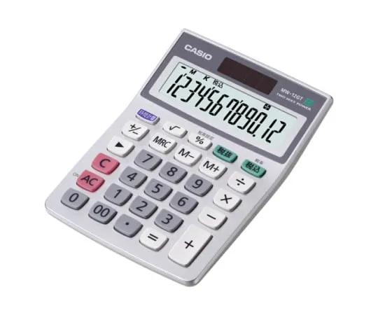 62-1061-92　符合  和其他实体推广环保商品和服务采购相关法律的CASIO计算器　MW-12GT-N
