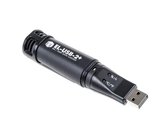 63-4930-44　激光EL-USB-2+露点，湿度，温度数据记录器，USB,电池供电，IP67　EL-USB-2+