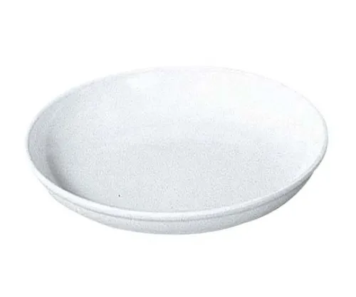 61-6840-10　Melamine Dishes for School Dishes Japanese Plate No. 40 3.5 Size White　2453200