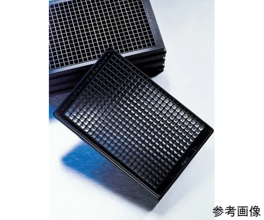 65-3960-91　CellBIND 384 Well Low Flange Clear bottom with Black Sterilized Lid 20 pcs x 5 packs　3770
