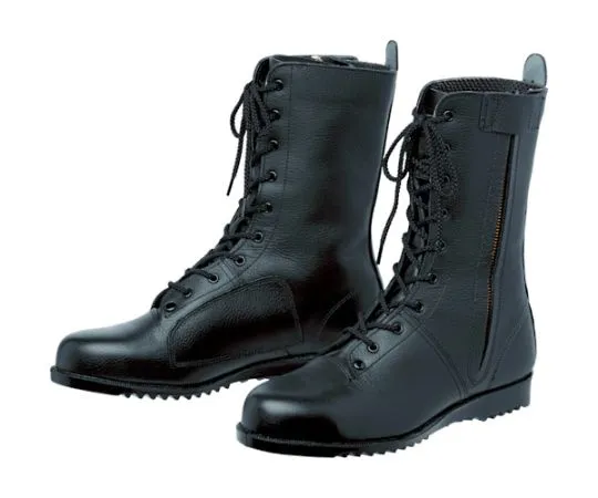 67-3121-87 JIS Certified Safety Shoes for Work at Height Long Top All Eyelet Black 23.5 cm VS5311NF-23.5