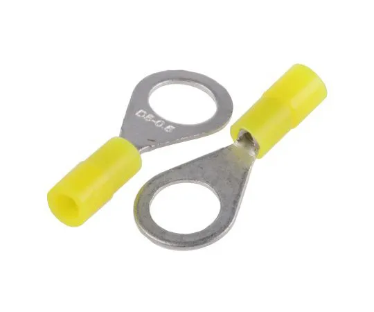 63-4741-99　RS PRO绝缘压紧环端子，M5螺柱尺寸，0.2mm2至0.5mm2线材尺寸，黄色　239-4149