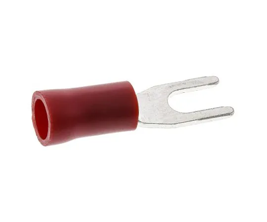 63-4727-25　RS PRO绝缘压痕铁锹连接器，0.5mm2至1.5mm2,22AWG至16AWG,M3柱尺寸乙烯基，红色　208-2515