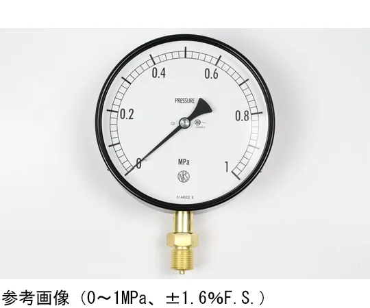 65-4290-39　Normal Pressure Gauge (Φ150) Vertical A Frame 0.06 MPa　AG10-141