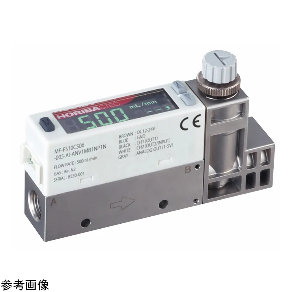 4-4246-01　［Discontinued］Small mass Flow Meter (AC 100V Adapter Set) 4 ~ 20 mA 50 CCM　MF-FP10NH06-005-AI-ANA