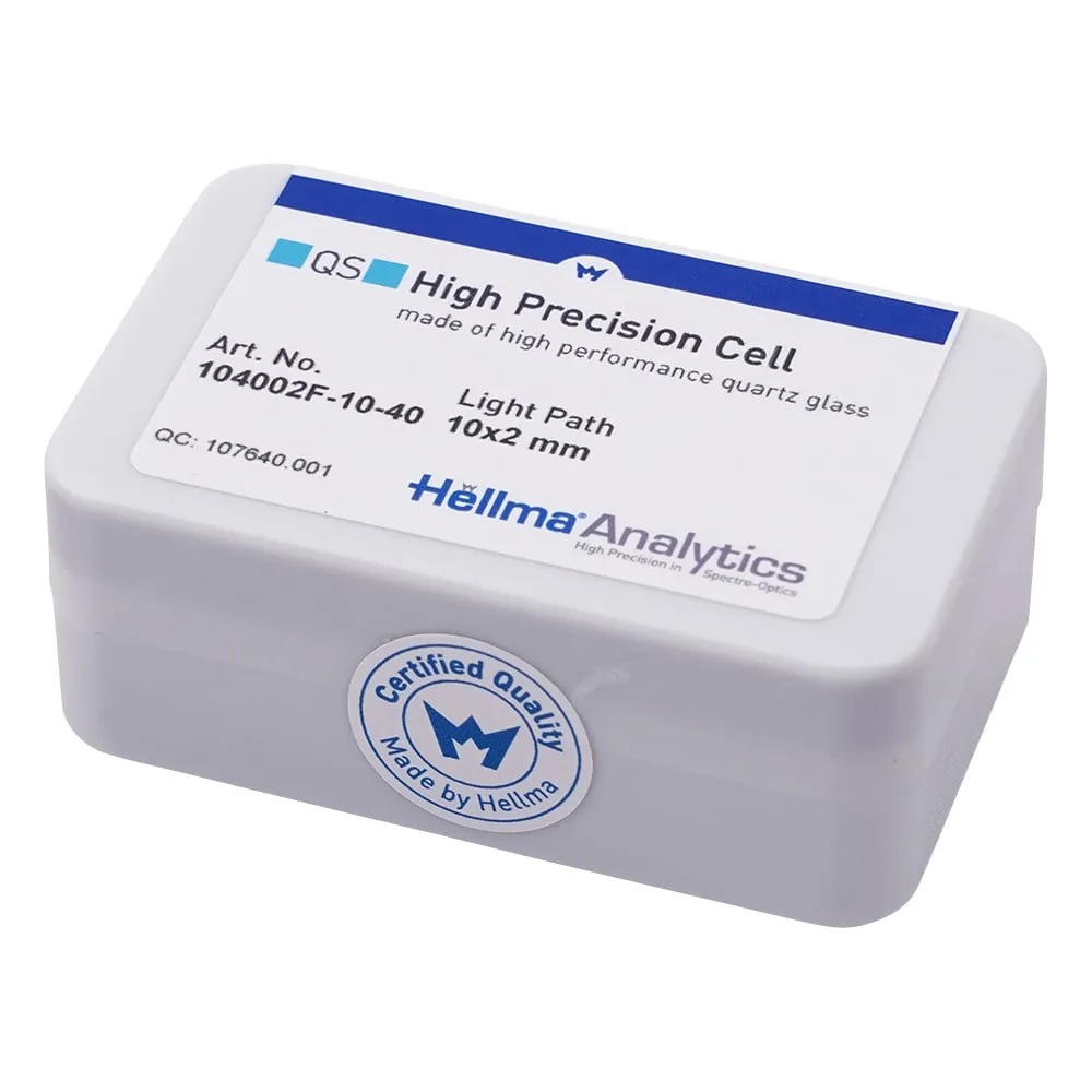 3-9529-01　Hellma (R) Quartz Cell Micro Cell for Fluorescent (用于荧光)　104002F-10-40