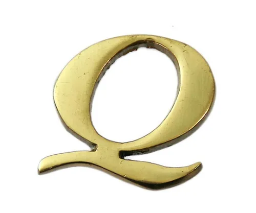 61-7430-67 黄铜金字大字Q QL20-Q