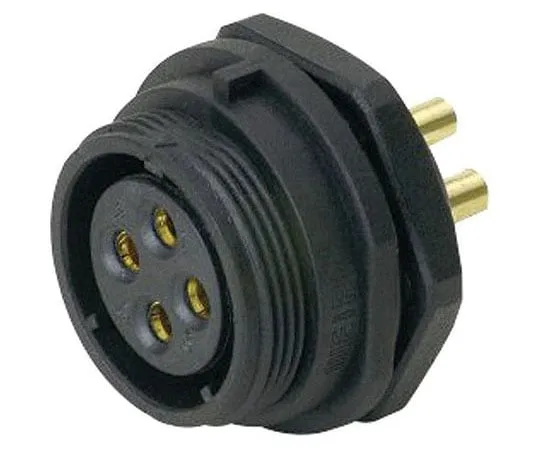 63-4684-59　RS PRO面板安装连接器，4个触点插头　131-6368